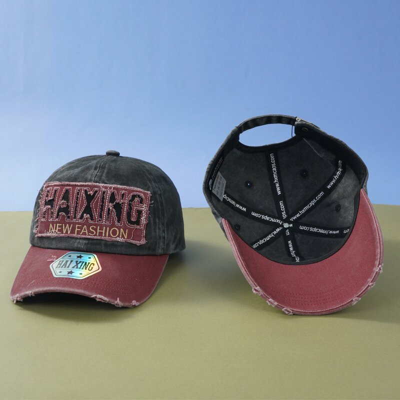 Dad Hat Manufacturer - Factory Price Woven Label Vintage Cap