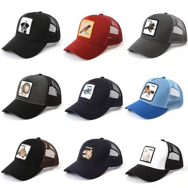 Trucker Hat Factory - OEM Custom 5-Panel Embroidered Animal Cap