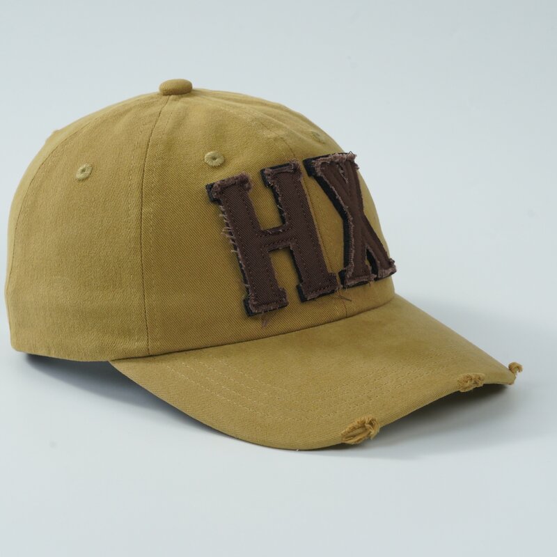 Dad Hat Factory - OEM Custom Letter Embroidery Washed Cap
