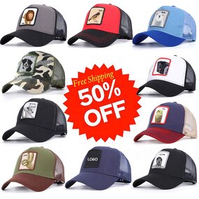 Trucker Hat Factory - OEM Custom 5-Panel Embroidered Animal Cap
