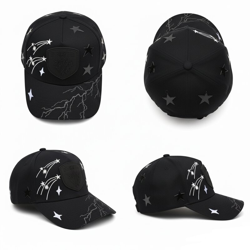 Snapback Baseball Cap Factory - OEM Custom 5-Panel Suede Metal Logo Cap