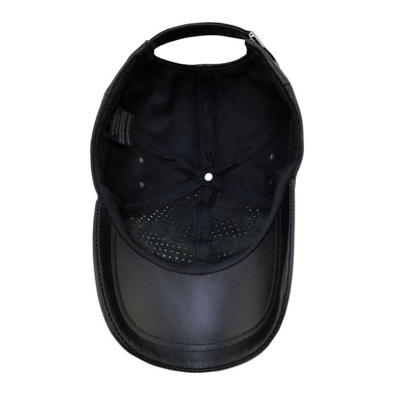 PU Leather Hat Supplier - OEM Custom Waterproof Leather Baseball Cap