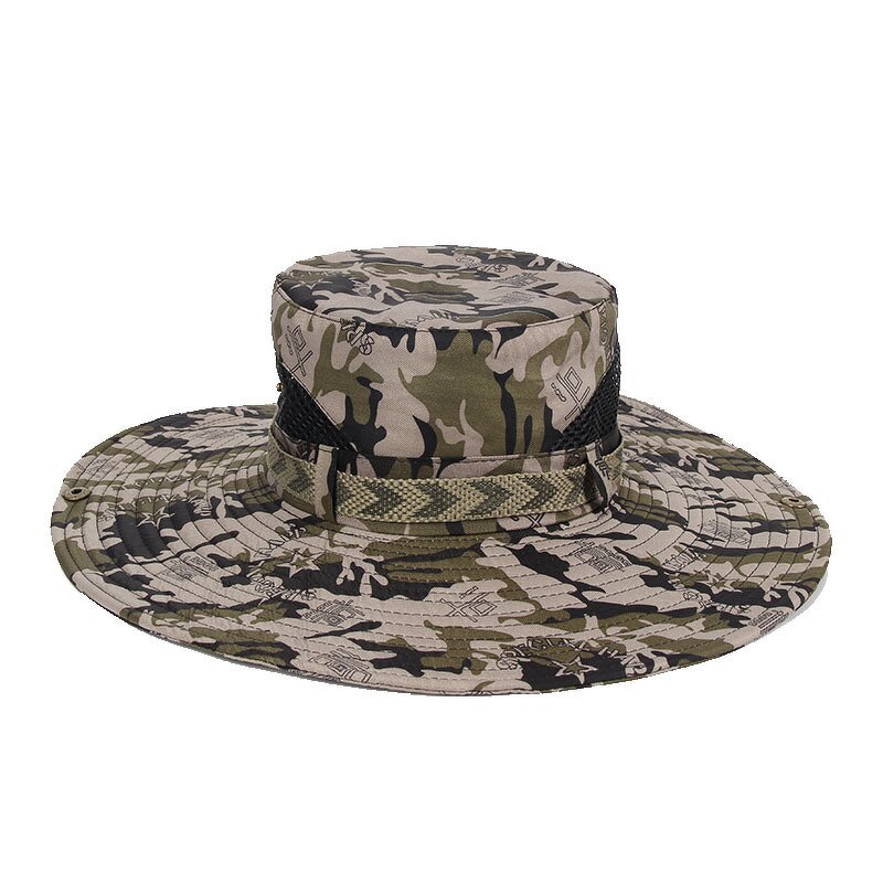 Camo Bucket Hat Supplier - OEM Custom Tactical Hunting Fishing Cap