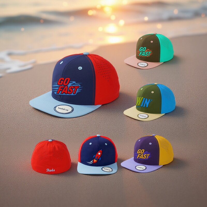 Snapback Caps Supplier - OEM Custom 3D Embroidery Waterproof Canvas Cap