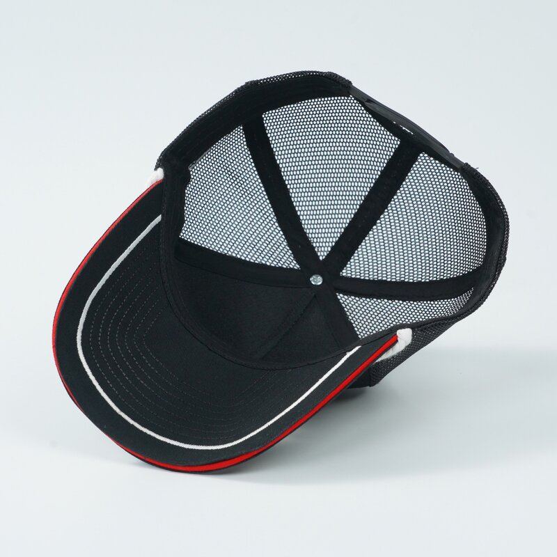 Sports Trucker Hat Supplier - OEM Custom Embroidery Logo Breathable Cap