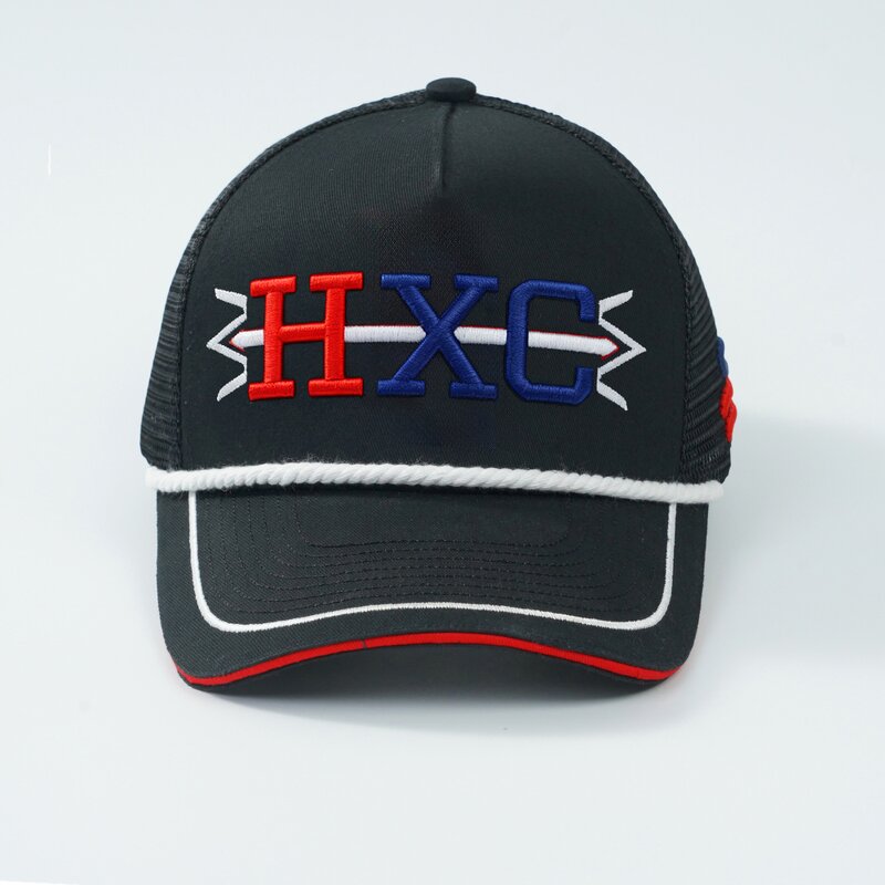 Sports Trucker Hat Supplier - OEM Custom Embroidery Logo Breathable Cap