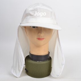 Camp Hat Manufacturer - OEM Custom Removable Neck Flap 5-Panel Cap