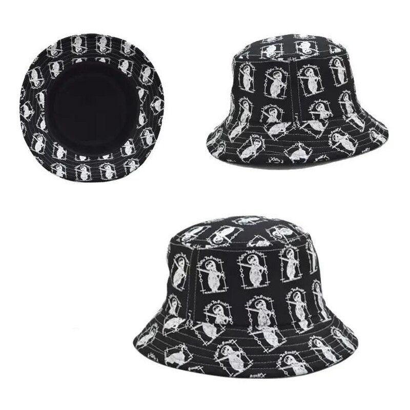 Sun Fisherman Cap Manufacturer - OEM Custom All Over Embroidery Reversible Hat
