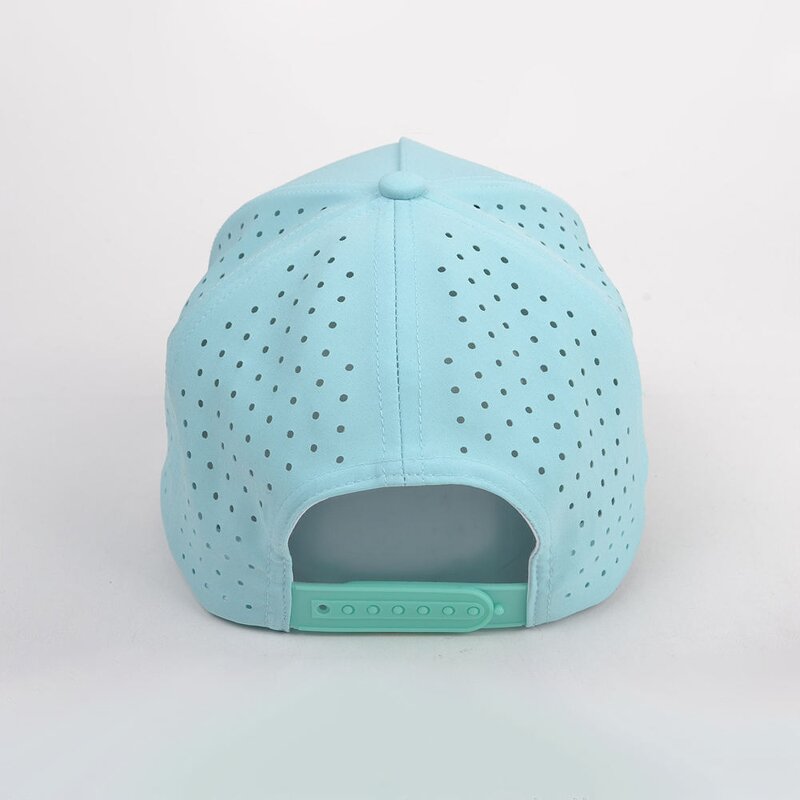 Golf Cap Supplier - OEM Custom 5-Panel Waterproof Laser Cut Cap