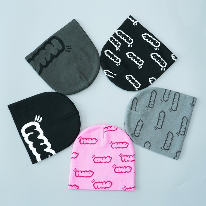 Winter Hat Supplier - Bulk Custom Logo Acrylic Jacquard Beanie