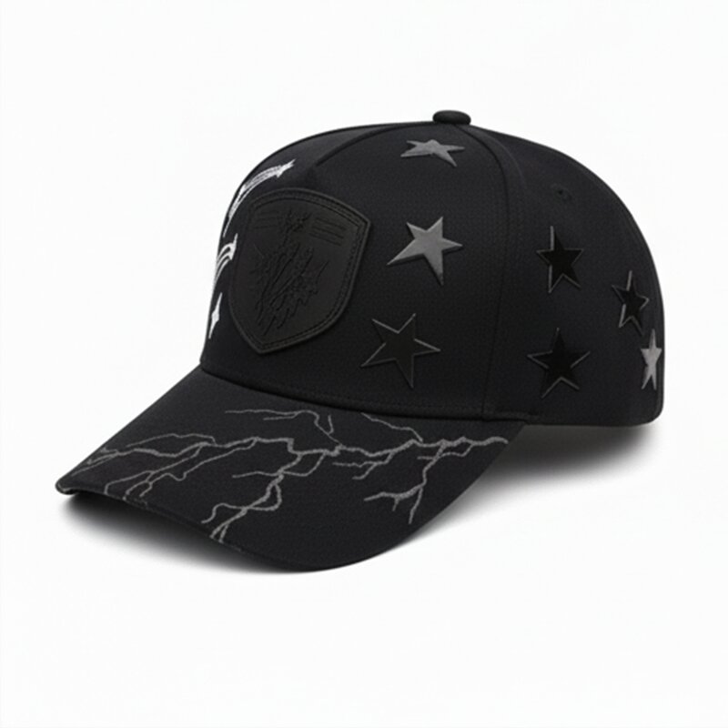 Snapback Baseball Cap Factory - OEM Custom 5-Panel Suede Metal Logo Cap