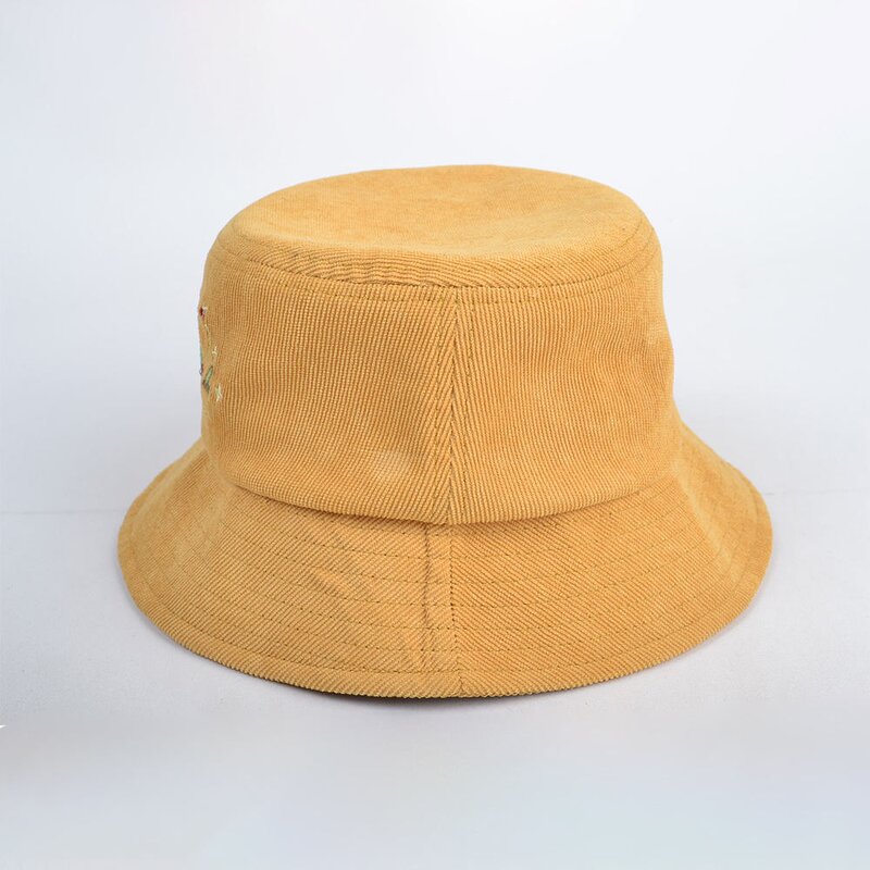 Corduroy Bucket Hat Supplier - OEM Custom Reversible Double-sided Fisherman Hat