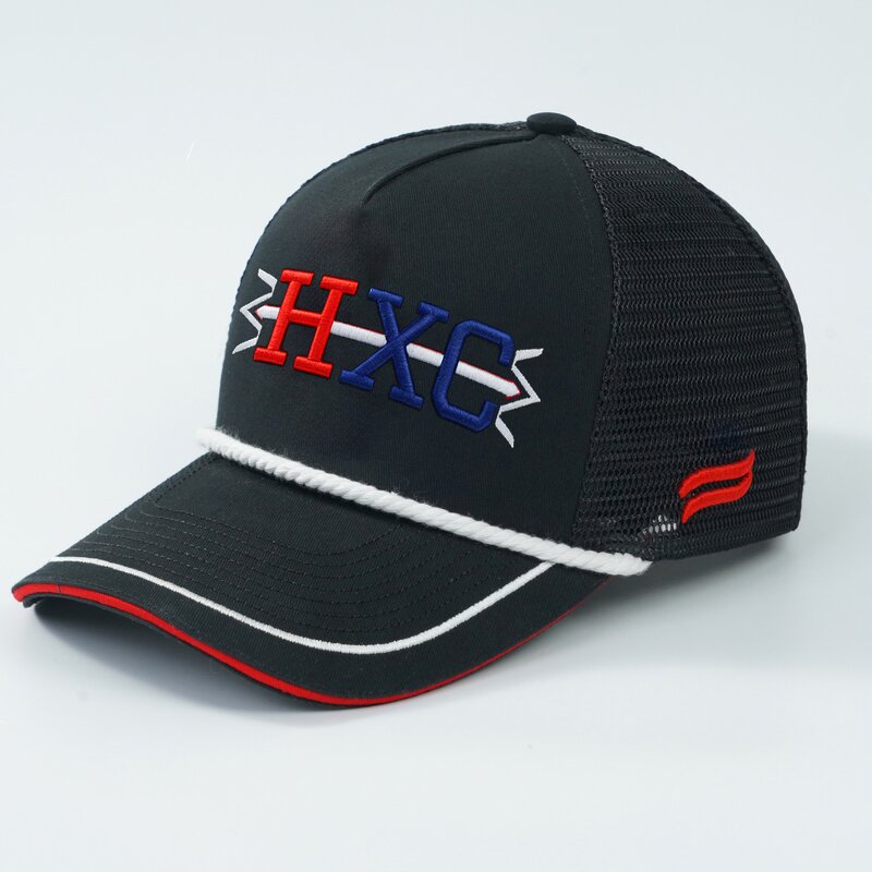 Sports Trucker Hat Supplier - OEM Custom Embroidery Logo Breathable Cap