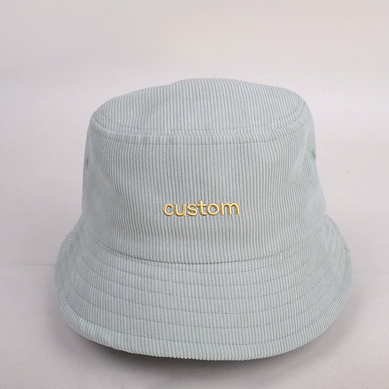 Corduroy Bucket Hat Supplier - OEM Custom Reversible Double-sided Fisherman Hat