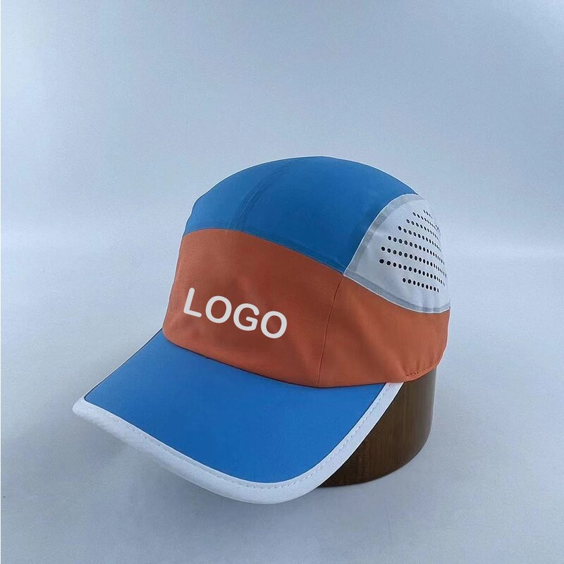 Running Hat Supplier - OEM Custom Waterproof Laser Cut 5-Panel Cap