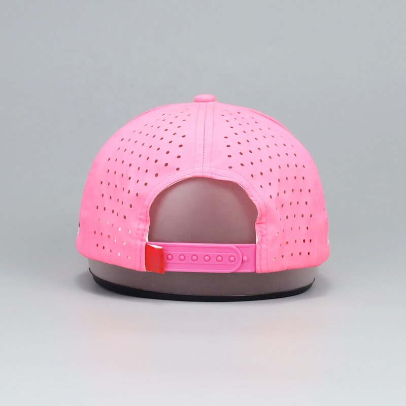 Waterproof Snapback Cap Manufacturer - OEM Custom 7-Panel Laser Cut Hole Cap