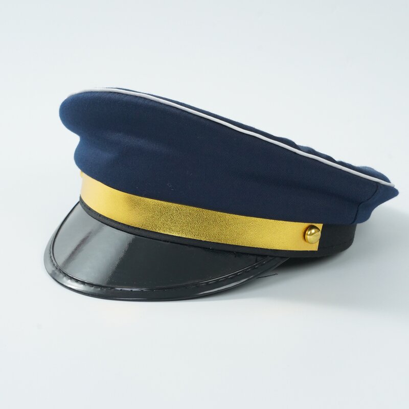 Skipper Hat Factory - OEM Embroidered Badges Navy Peaked Cap