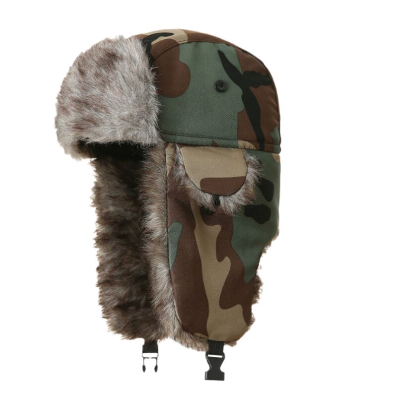 Ushanka Hat Factory - OEM Custom Camouflage Faux Fur Russian Hat