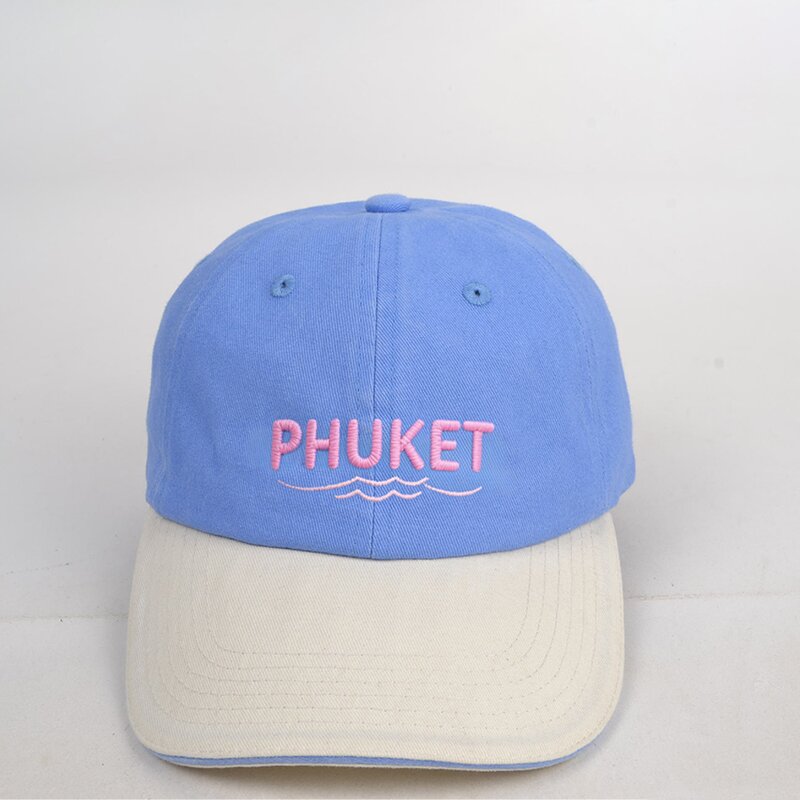 Dad Hat Supplier - OEM Custom 2 Tone Embroidered 6-Panel Cap