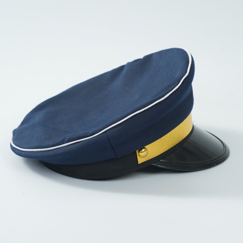 Skipper Hat Factory - OEM Embroidered Badges Navy Peaked Cap
