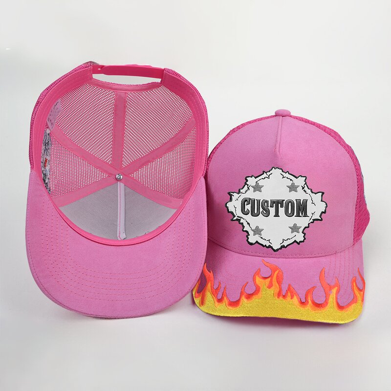 Mesh Baseball Cap Manufacturer - OEM Custom 5-Panel 3D Embroidered Cap