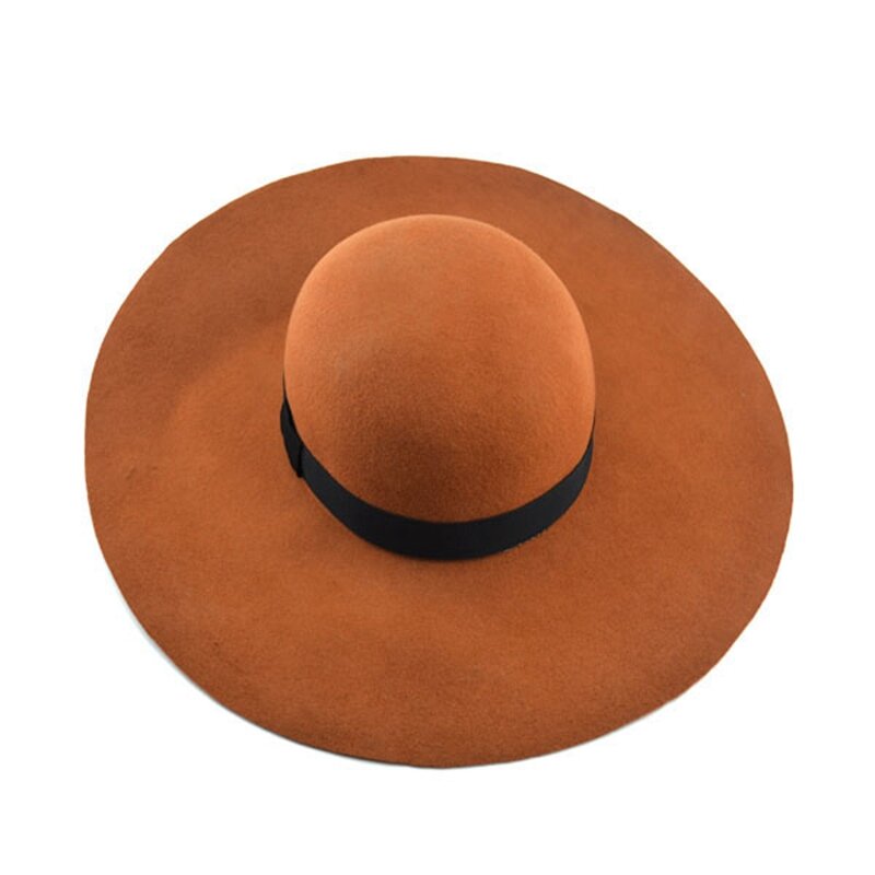 Fedora Hat Supplier - Wholesale Men's Wide Brim Wool Felt Hat