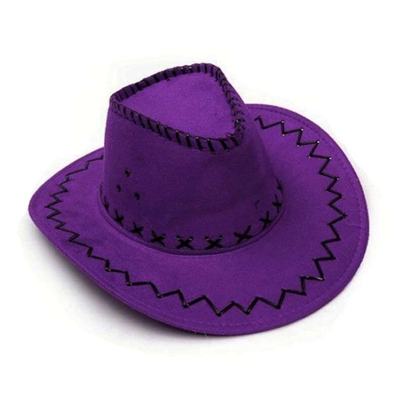 Cowboy Hat Manufacturer - OEM Brown Leather Cowboy Hat