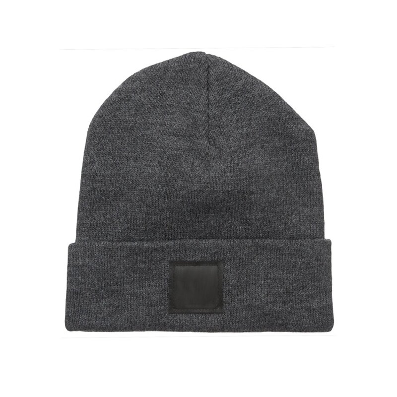 Knitted Beanie Supplier - Bulk Custom Leather Label Wool Beanie