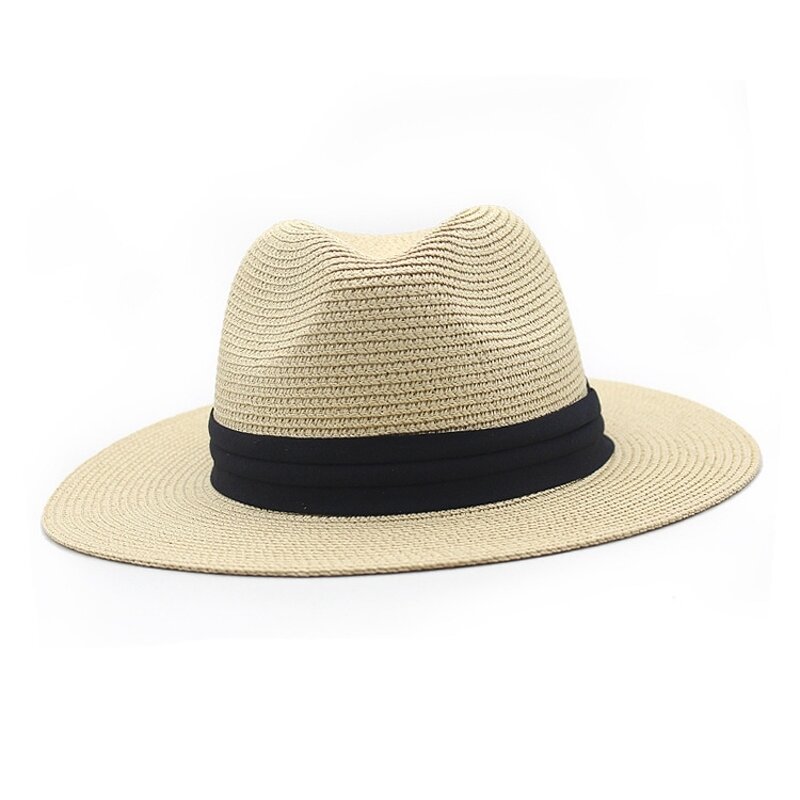 Straw Hat Manufacturer - Wholesale Wide-brimmed Beach Fedora Hat