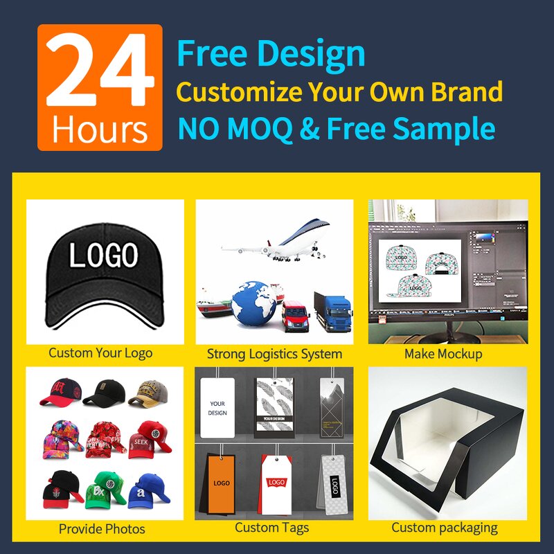 Trucker Hat Factory - OEM Custom 5-Panel Embroidered Animal Cap