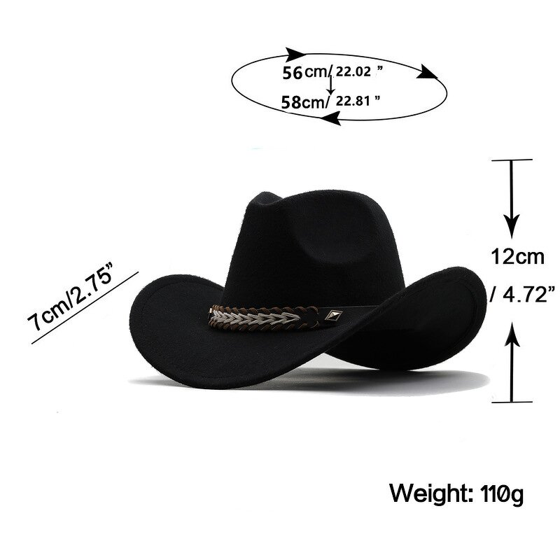 Fedora Hat Supplier - Wholesale Unique Black Wool Felt Trilby Hat