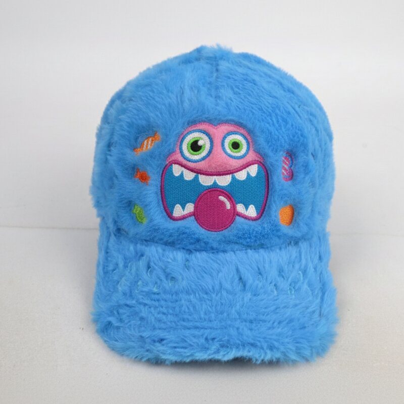 Baseball Cap Supplier - Low MOQ Custom 5-Panel Plush Fur Cap