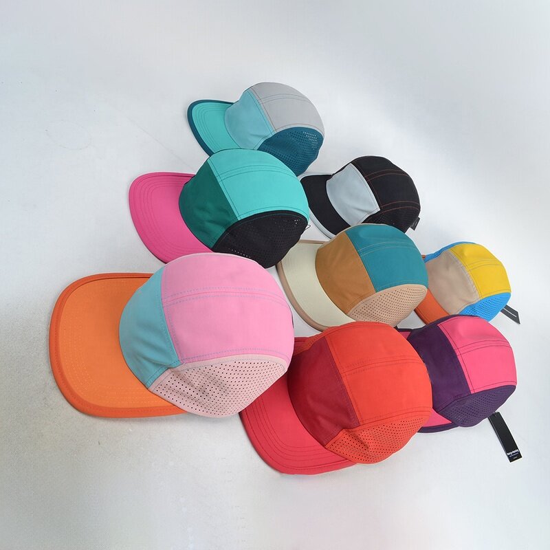 Camp Cap Manufacturer - OEM Custom Adjustable Nylon 5-Panel Cap
