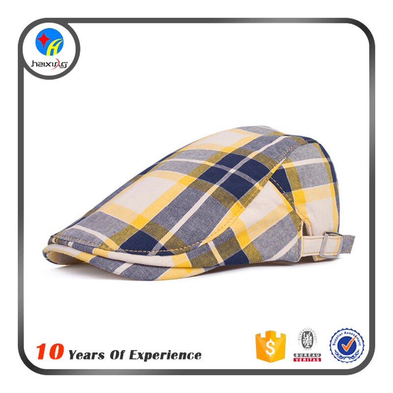 Newsboy Cap Factory - Bulk Men's Flat Ivy Cabbie Hat