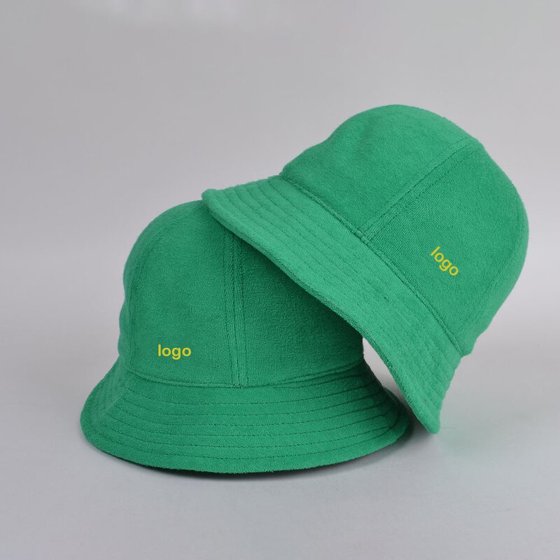 Terry Bucket Hat Supplier - OEM Custom Embroidered Foldable Fisherman Hat
