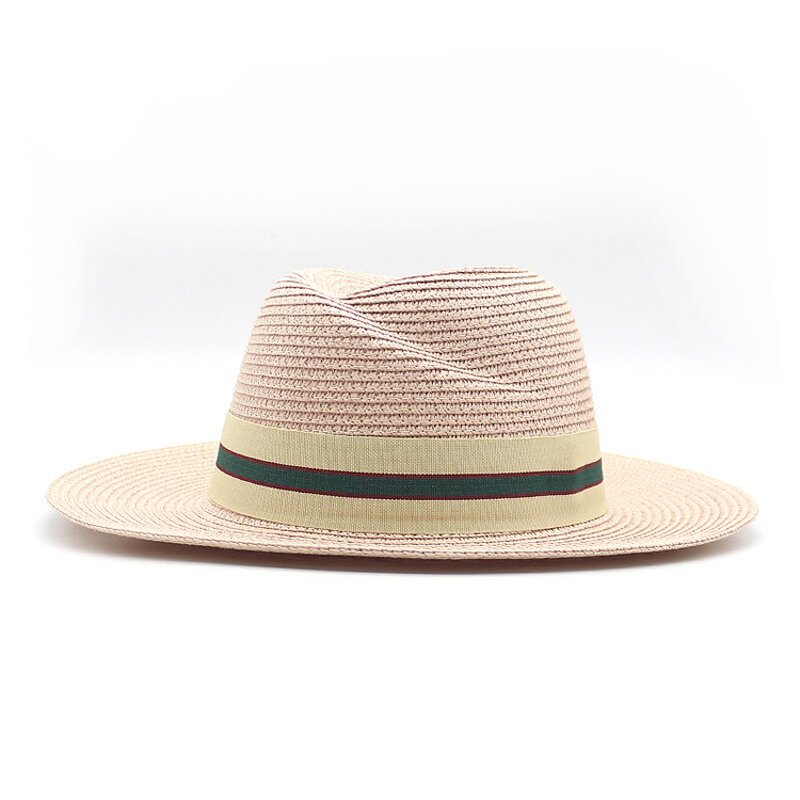 Straw Hat Factory - Wholesale Men's Flat Brim Straw Beach Hat