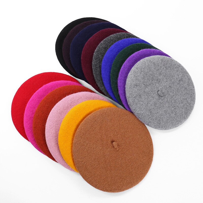 Wool Beret Hat Factory - OEM Casual Vintage Women's Camo Beret