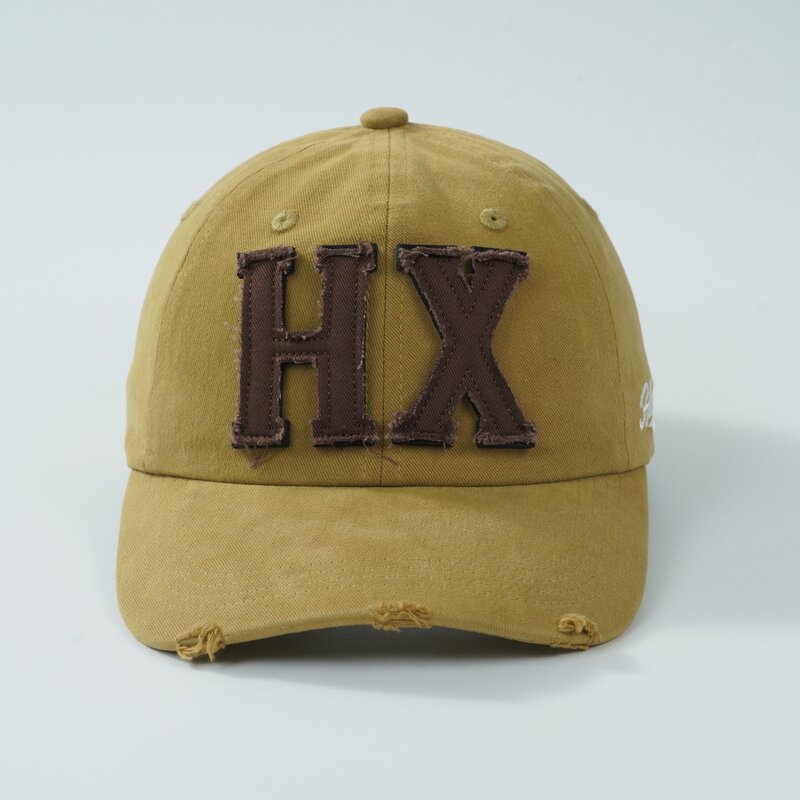 Dad Hat Factory - OEM Custom Letter Embroidery Washed Cap