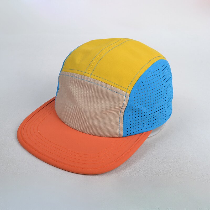 Camp Cap Manufacturer - OEM Custom Adjustable Nylon 5-Panel Cap
