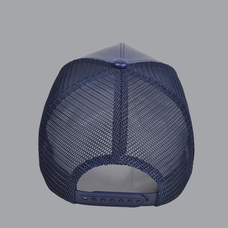 Mesh Baseball Cap Manufacturer - OEM Custom 5-Panel PU Leather Cap