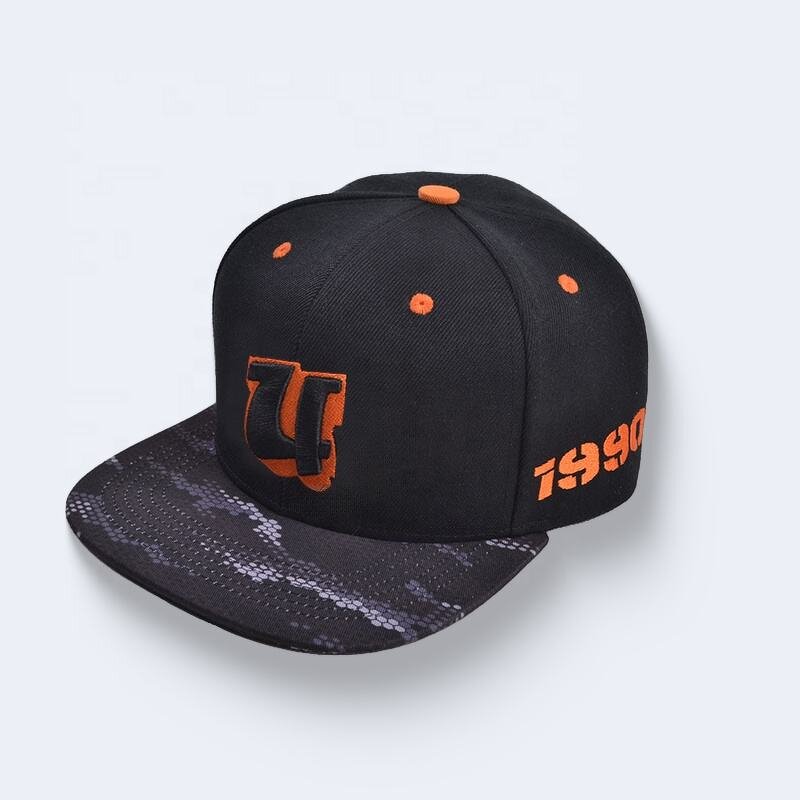 Snapback Cap Manufacturer - OEM Custom 3D Embroidery 6-Panel Acrylic Cap