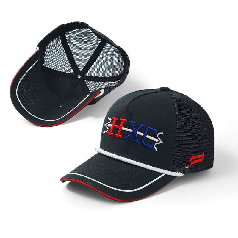 Sports Trucker Hat Supplier - OEM Custom Embroidery Logo Breathable Cap