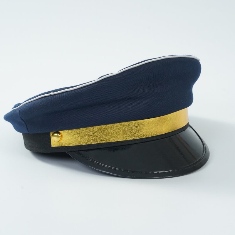 Skipper Hat Factory - OEM Embroidered Badges Navy Peaked Cap