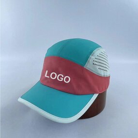 Running Hat Supplier - OEM Custom Waterproof Laser Cut 5-Panel Cap