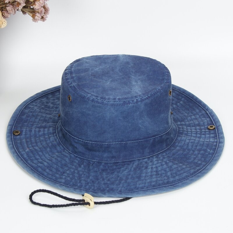 Fishing Hat Manufacturer - OEM Custom Big Brimmed Windproof Bucket Hat