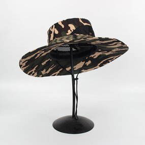 Camo Bucket Hat Supplier - OEM Custom Tactical Hunting Fishing Cap