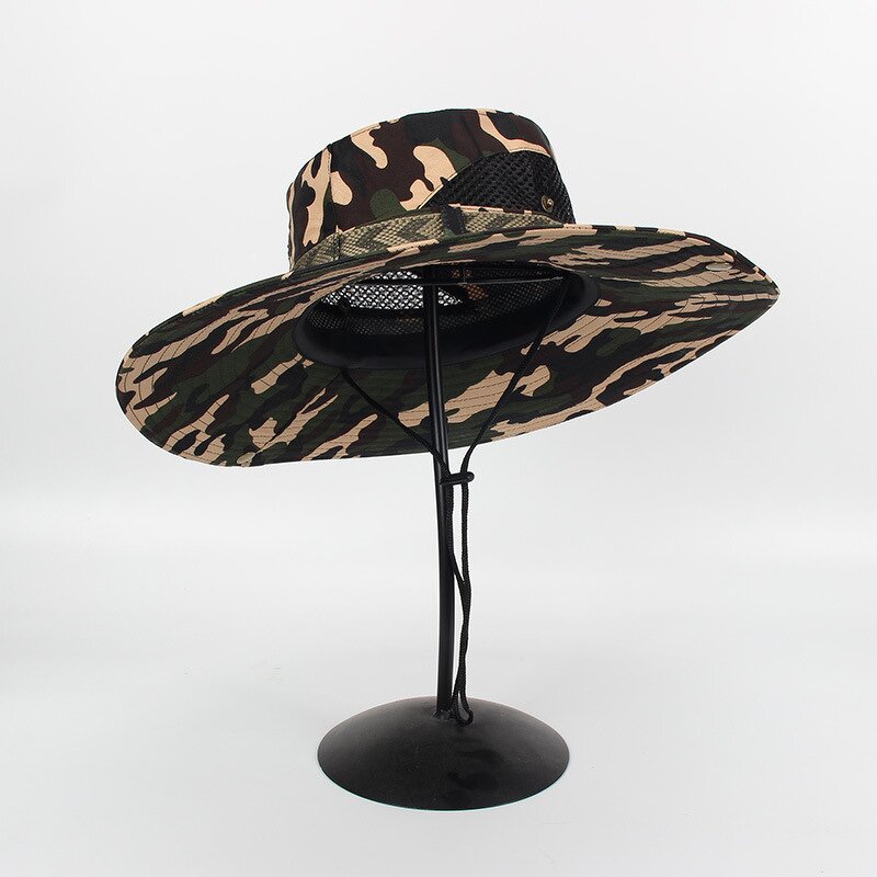 Camo Bucket Hat Supplier - OEM Custom Tactical Hunting Fishing Cap
