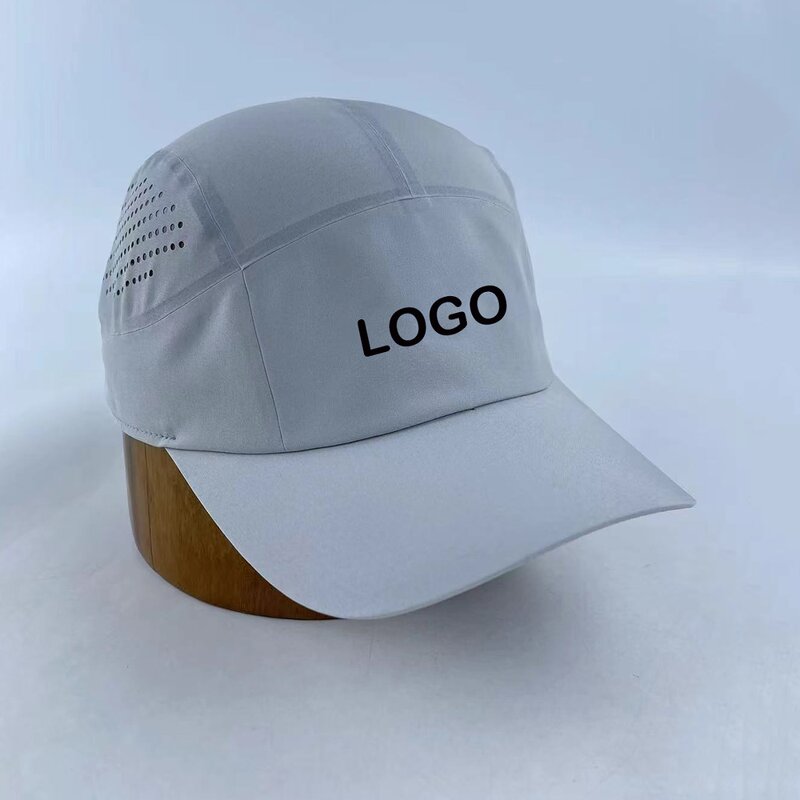 Running Hat Supplier - OEM Custom Waterproof Laser Cut 5-Panel Cap