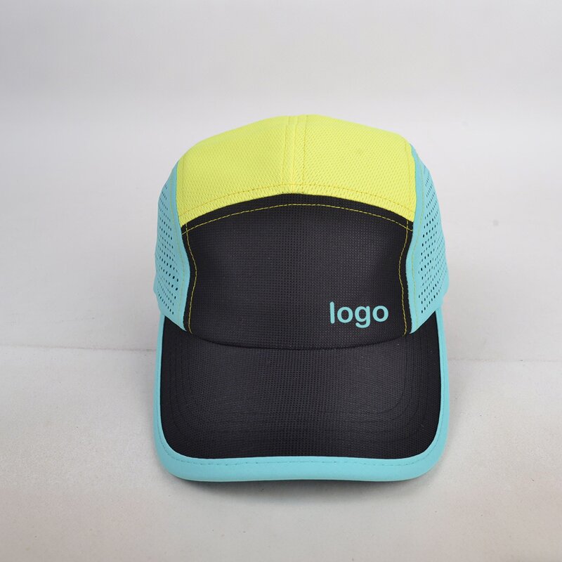 Camping Hat Supplier - BSCI Custom Recycled Laser Cut 5-Panel Cap