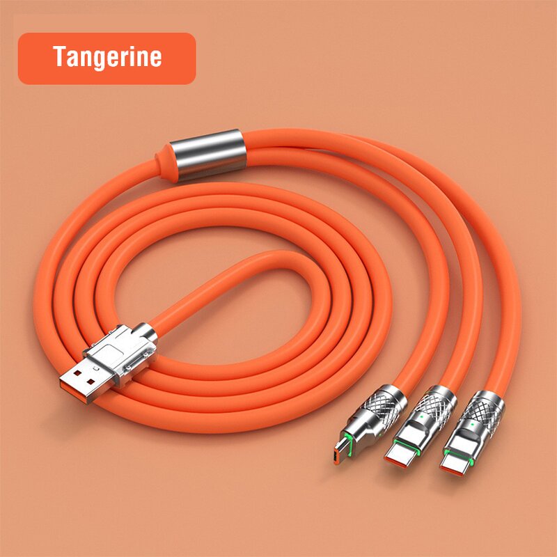 USB Cable Supplier - 120W 4-in-1 Type C to C Fast Charging Cable